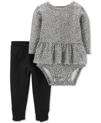 carters baby girl long sleeve onesies
