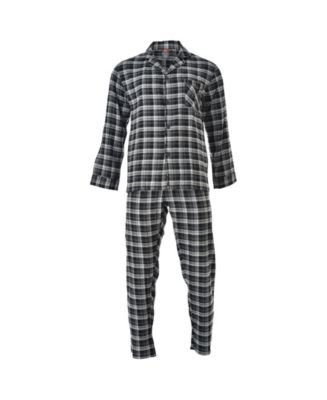 Hanes Platinum Hanes Men's Flannel Plaid Pajama Set & Reviews - Pajamas ...