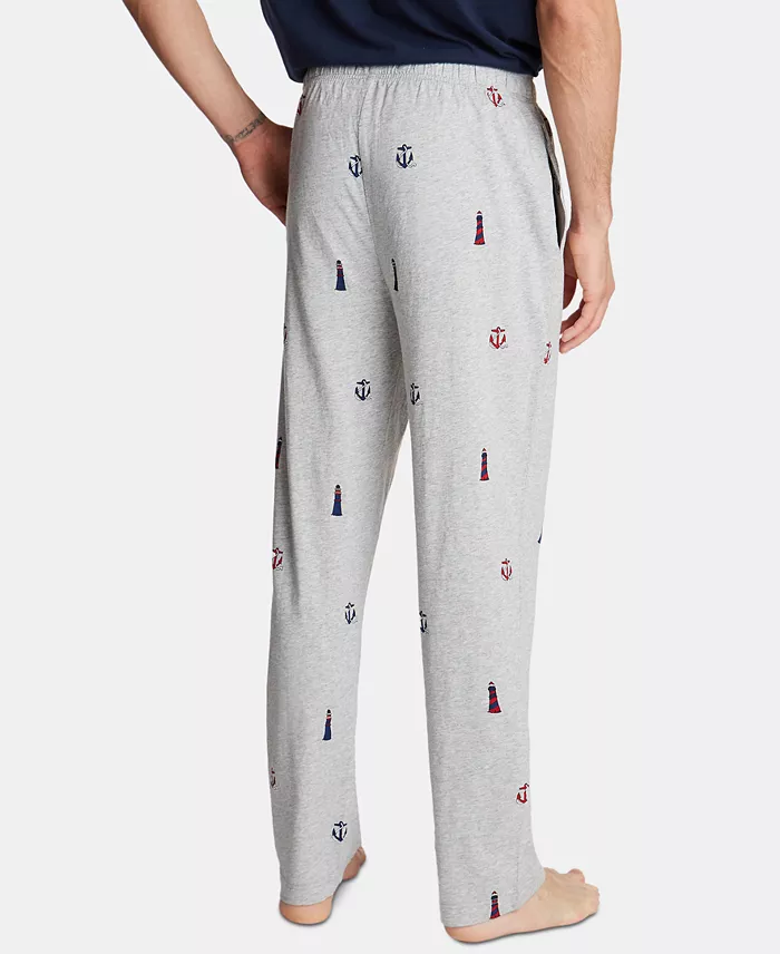 Men's Printed Cotton Pajama Pants - thumbnail 10