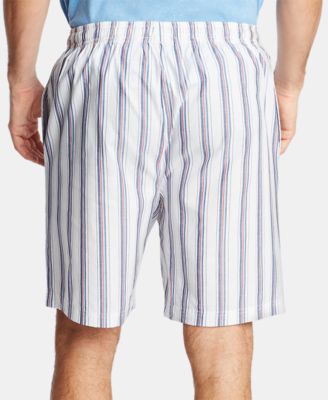 Men's Cotton Striped Pajama Shorts
