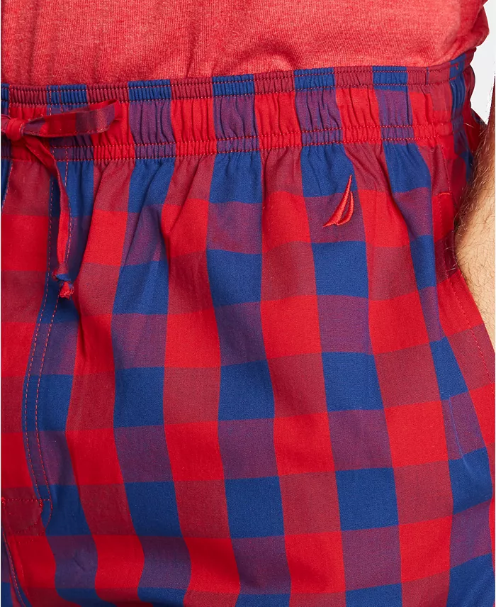 Men's Cotton Plaid Pajama Pants - thumbnail 3