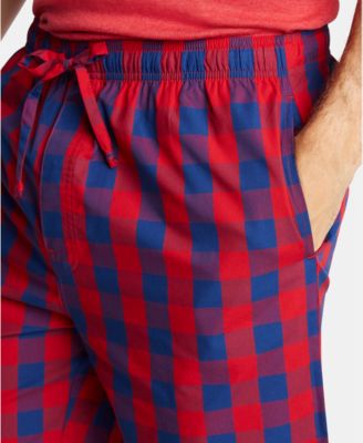 Men's Cotton Plaid Pajama Shorts