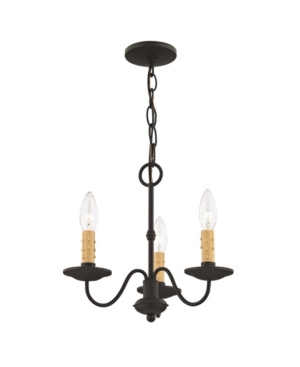 Livex Heritage 3-Light Mini Chandelier