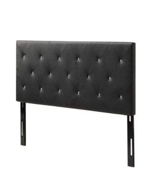 Contemporary Crystal Diamond Tufted Queen Headboard