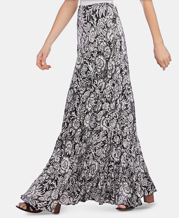 Karen kane crushed on sale tiered maxi skirt