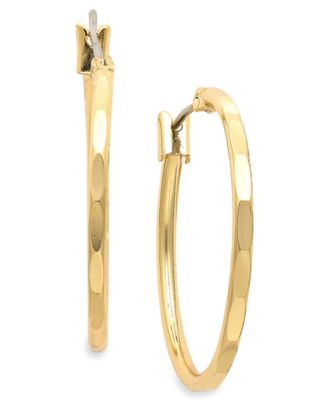 Charter Club - Gold-Tone Hoop Earrings