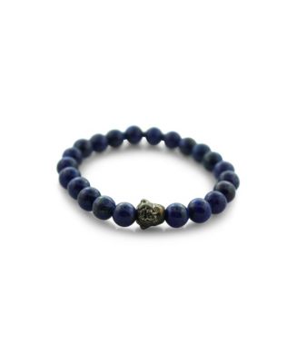 Macy's Beaded Lapis Lazuli Stretch Bracelet - Macy's