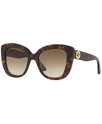 Gucci Sunglasses, GG0327S 52 & Reviews - Sunglasses by Sunglass Hut ...