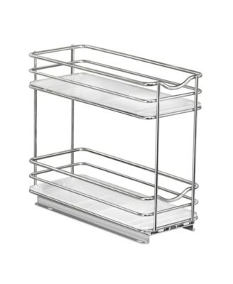 Lynk - Slide Out Spice Rack Two-Tier 4-inch Wide