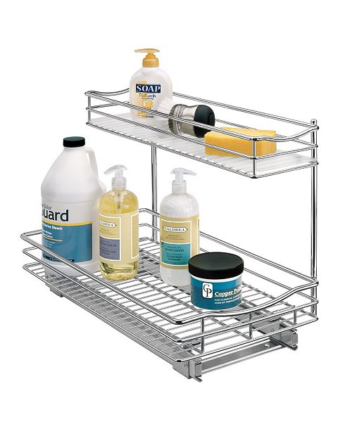 Lynk Professional Sink Cabinet Organizer With Pull Out 2 Tier
