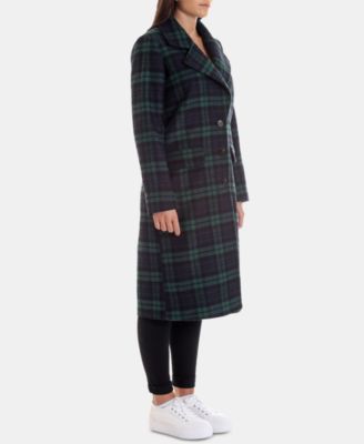 Avec Les Filles Plaid Walker Coat