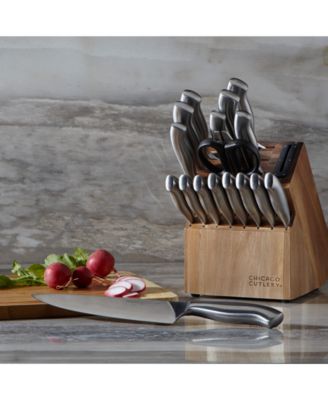 Chicago Cutlery Insignia 18-Pc. Cutlery Block Set