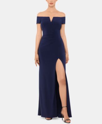 macys blue gowns