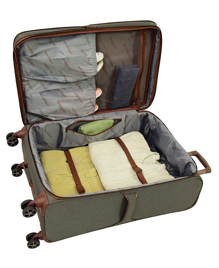 London Fog Newcastle Softside 28" Spinner Suitcase & Reviews Upright