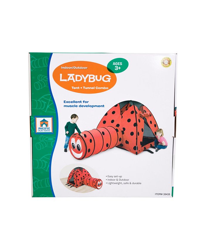 Pacific Play Tents Ladybug Tent & Tunnel Combination Macy's