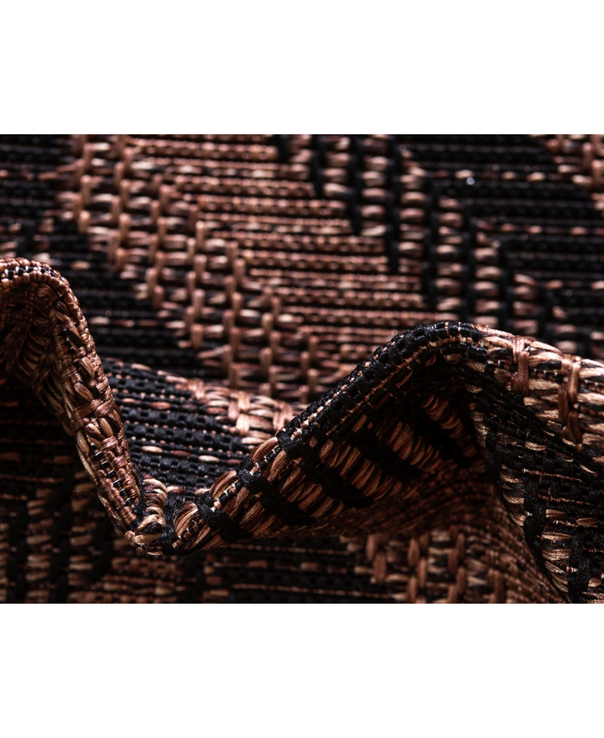 Bayshore Home Outdoor Pashio Pas6Area Rug - Brown