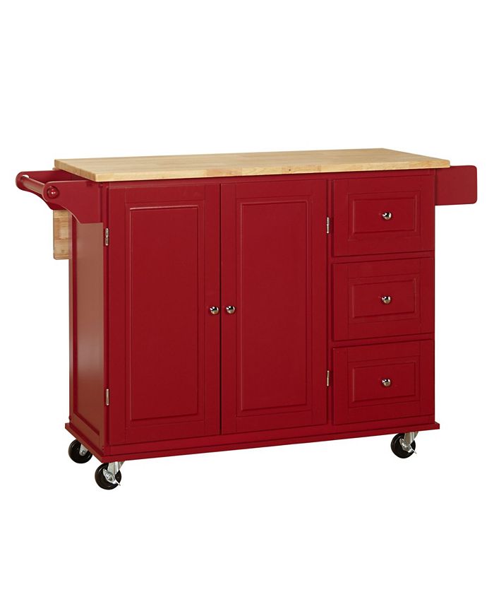 Lifestorey The Mezzanine Shoppe Sundance Cart Wood Top Macy's