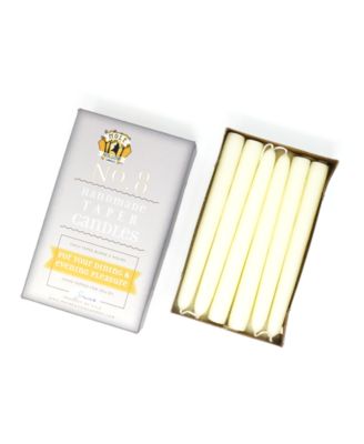 8" Taper Candles, Set of 12