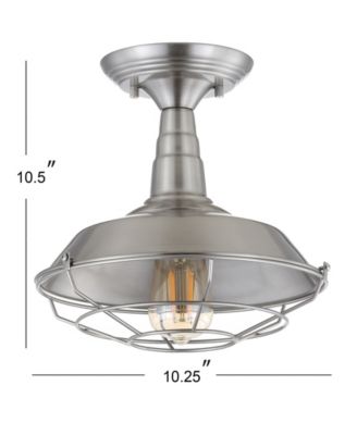 Gabe 10.2" Metal LED Semi-Flush Mount