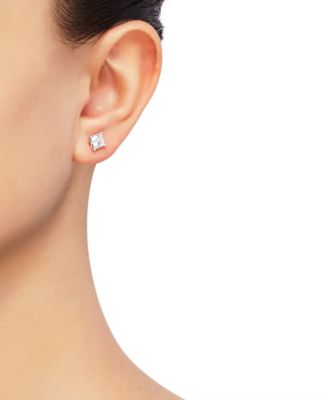 IGI Certified Lab Grown Diamond Princess Stud Earrings (1 ct. t.w.) in 14k White Gold or 14k Gold