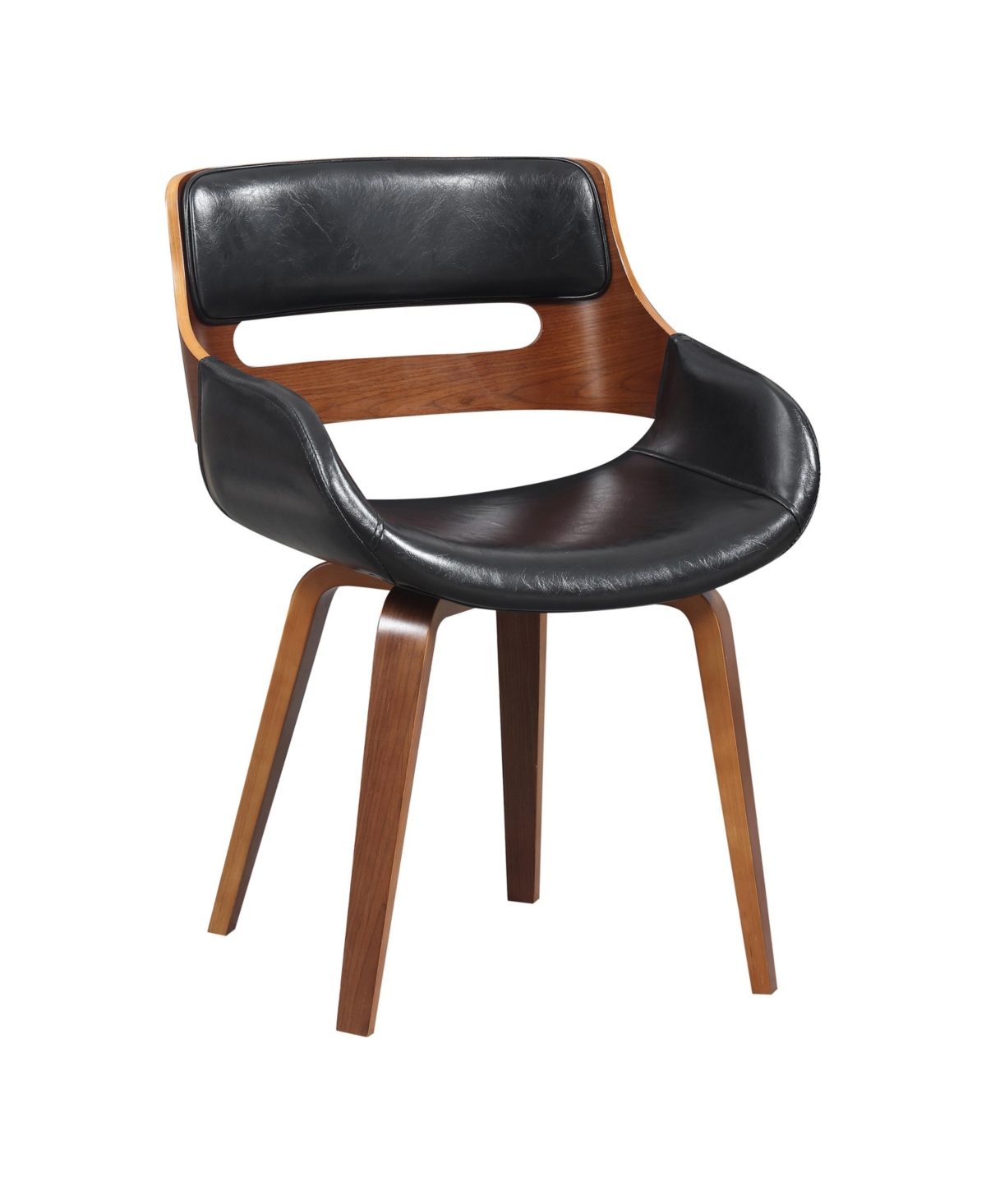 9244453 Ac Pacific Faux Leather Mid-Century Dining Chair sku 9244453