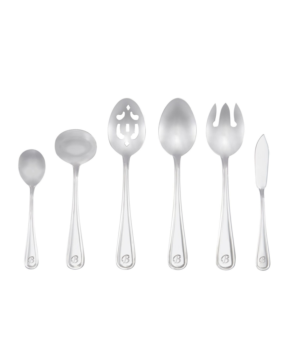 Riverridge Marina 46 Piece Monogrammed Flatware Set - X, Service for 8