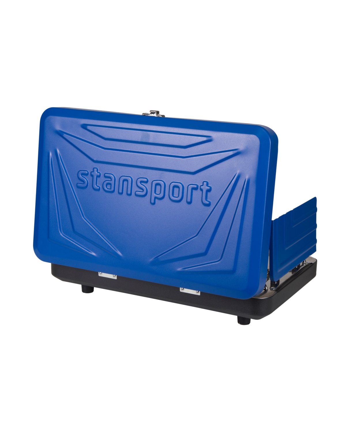 Stansport 2-Burner Propane Stove with Drip Pan & Piezo Igniter - Blue with black base