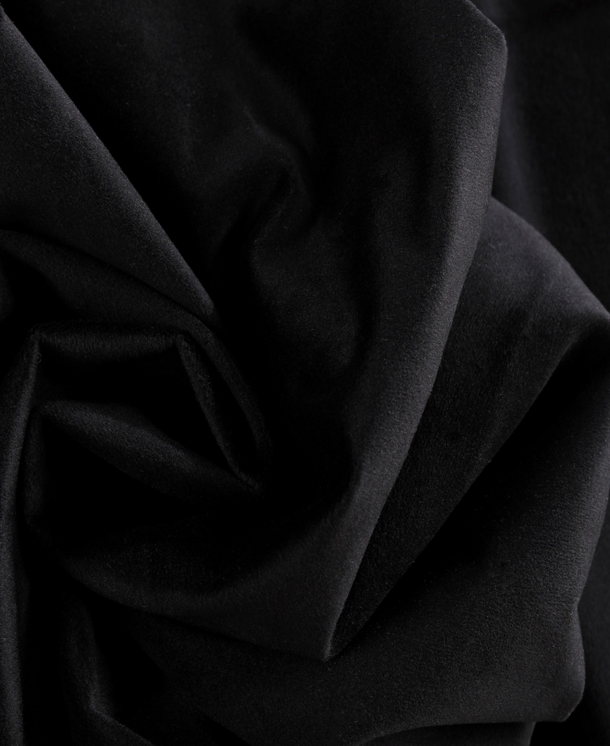 Half Price Drapes Black Signature Extra Wide Velvet Blackout Curtain In Black