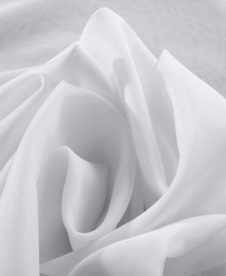 Solid White Sheer Curtain Pair (2 Panels)