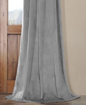 French Pleat Signature Velvet Blackout Curtain