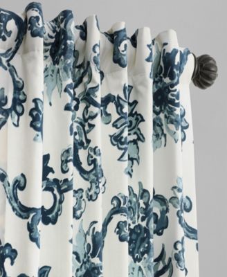 Floral Printed Cotton Room Darkening Curtain
