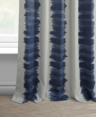 Flambe Striped Room Darkening Curtain