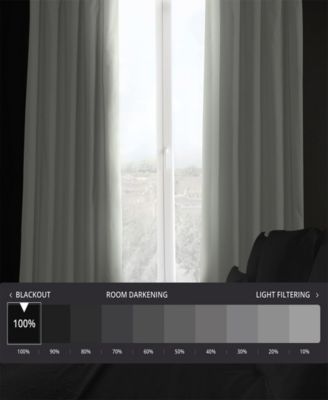 Solid Cotton Hotel Blackout Curtain