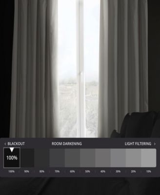 Solid Cotton Hotel Blackout Curtain