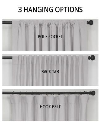 Signature Extra Wide Velvet Blackout Curtain