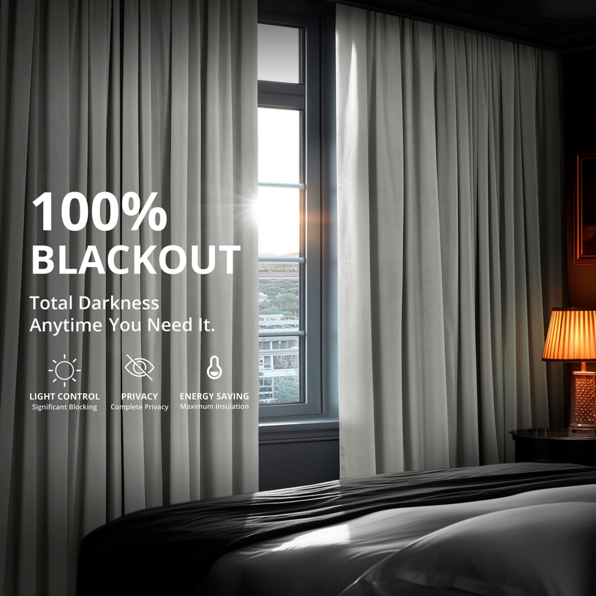 Exclusive Fabrics & Furnishings Signature Blackout Extra Wide Velvet Panel