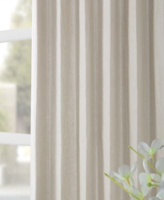 Fresh Khaki French Linen Room Darkening Curtain