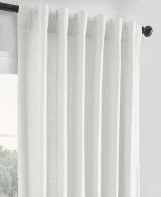 French Linen Room Darkening Curtain
