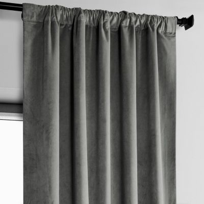 Heritage Plush Velvet Room Darkening Curtain