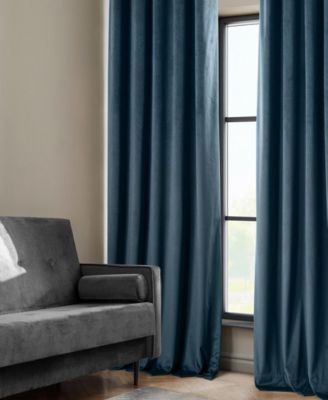 Heritage Plush Velvet Room Darkening Curtain