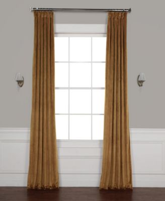Heritage Plush Velvet Room Darkening Curtain