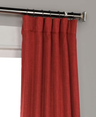 Exclusive Fabrics & Furnishings Blackout 50" X 108" Curtain Panel - Macy's