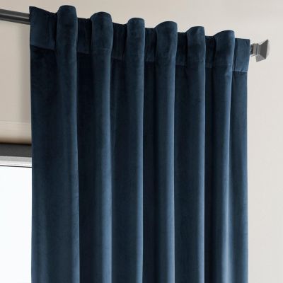 Heritage Plush Velvet Room Darkening Curtain
