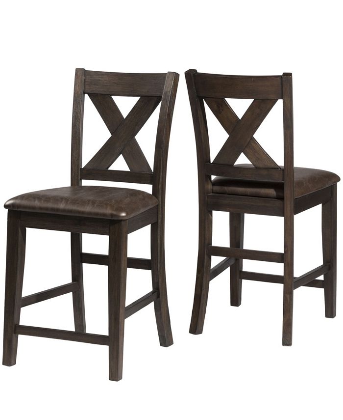 Hillsdale Spencer 5Piece Counter Height Dining Set with XBack Counter