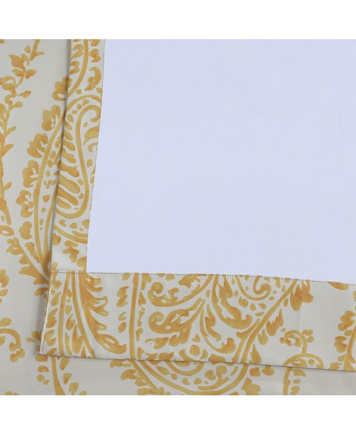 Exclusive Fabrics & Furnishings Tea Time Blackout Panel, 50" x 96" Macy's