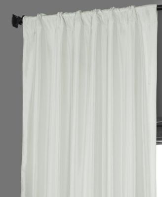 Faux Silk Taffeta Blackout Curtain