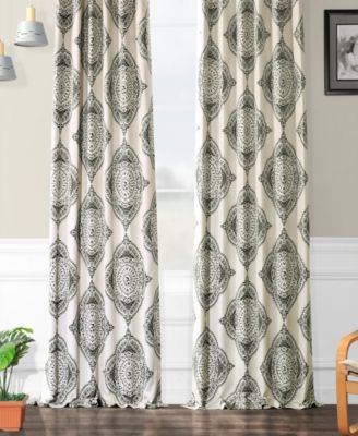 Henna Emblem Room Darkening Curtain