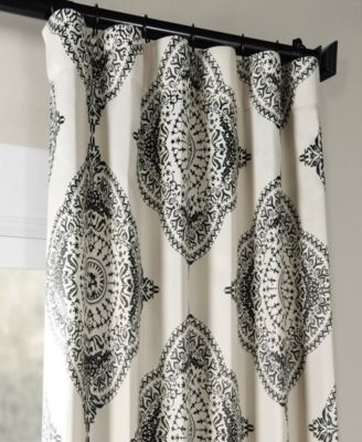 Henna Emblem Room Darkening Curtain