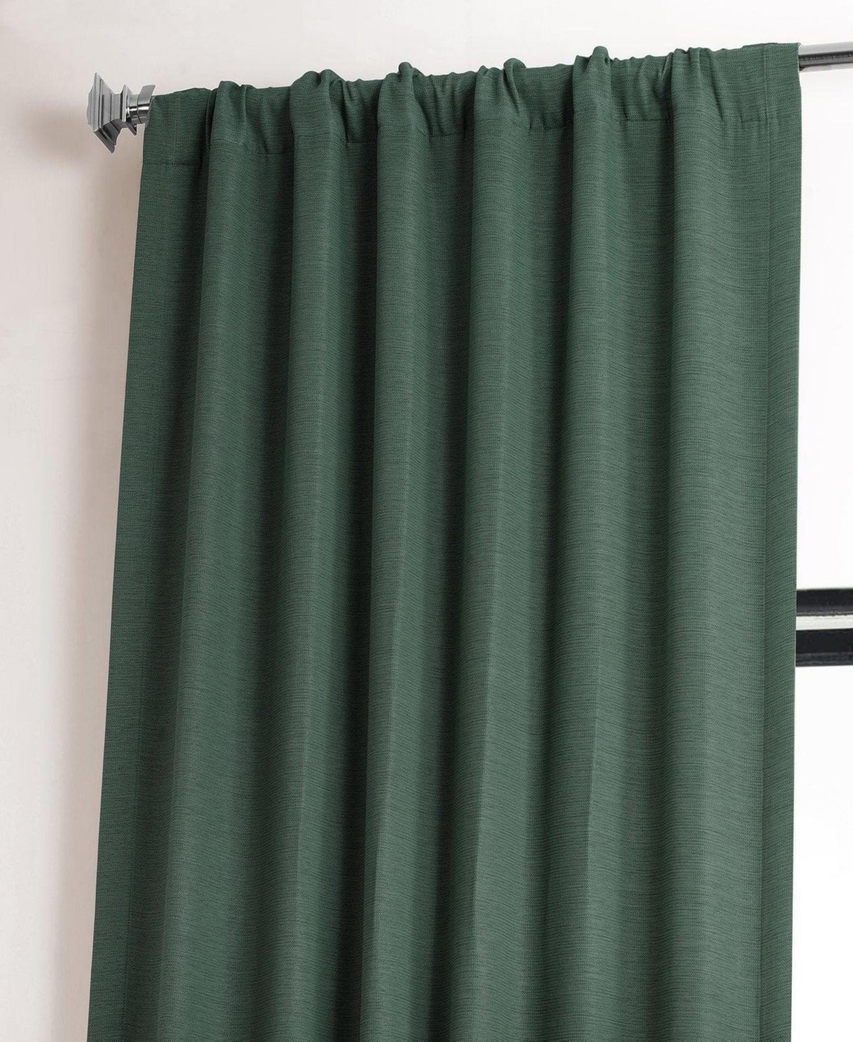 Half Price Drapes Bellino Textured Faux Linen Room Darkening Curtains For Bedroom and Living Room Curtains(1 Panel