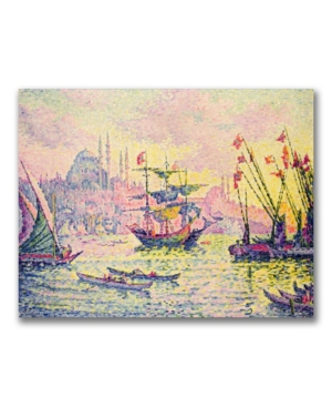 Trademark Global Paul Signac 'view Of Constantinople' Canvas Art In Multi